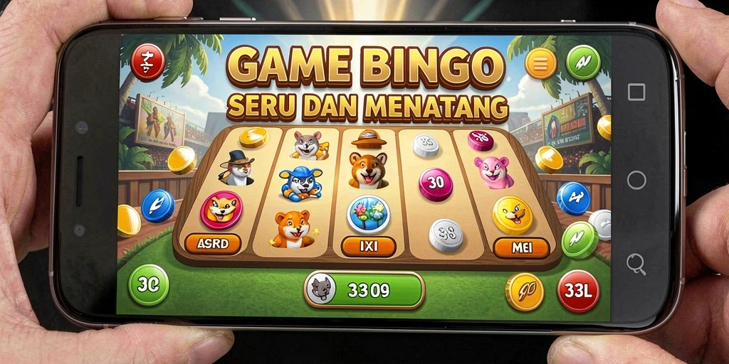 Screenshot utama 33L menunjukkan suasana seru bermain Bingo.