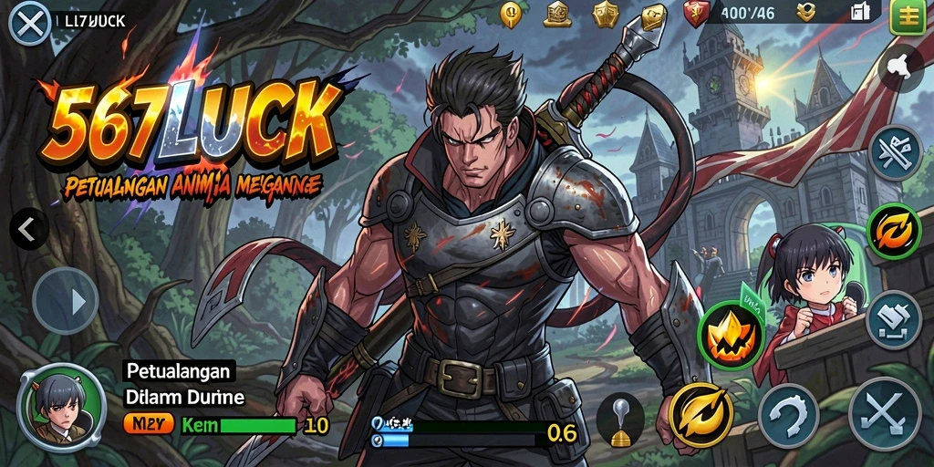 Tampilan menarik dari gameplay 567LUCK yang penuh warna.