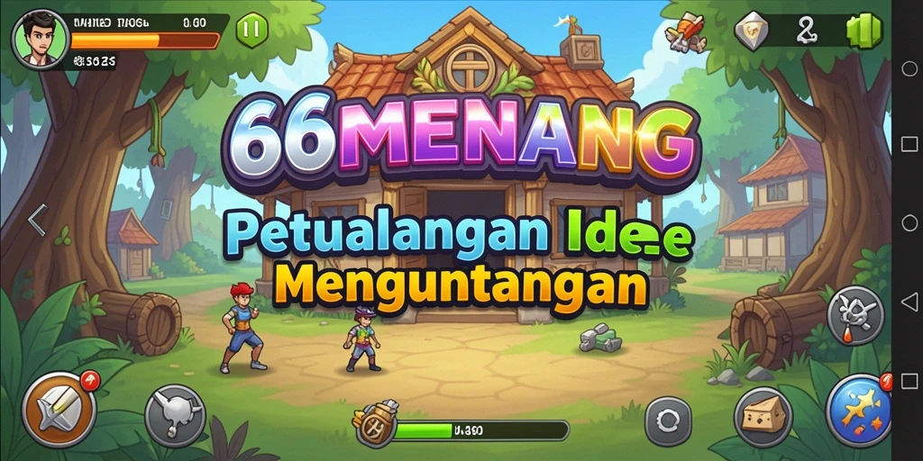 Screenshot gameplay 66MENANG yang menunjukkan keseruan dan fitur Idle.