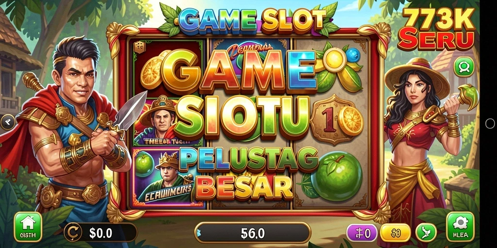 Tampilan gameplay Slot yang menarik dan penuh warna.