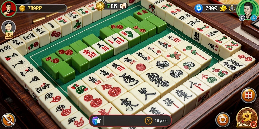 Tampilan gameplay Mahjong yang menarik di 789RP.