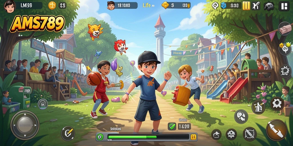 Tampilan gameplay AMS789 yang menarik dan penuh warna.