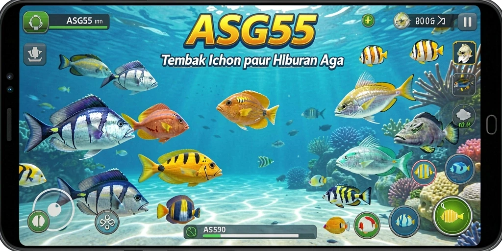 Tampilan gameplay Tembak Ikan yang seru dan mendebarkan.