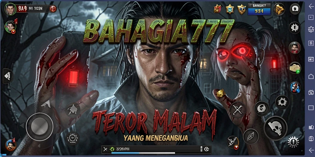 Tampilan gameplay BAHAGIA777 yang penuh ketegangan dan misteri.