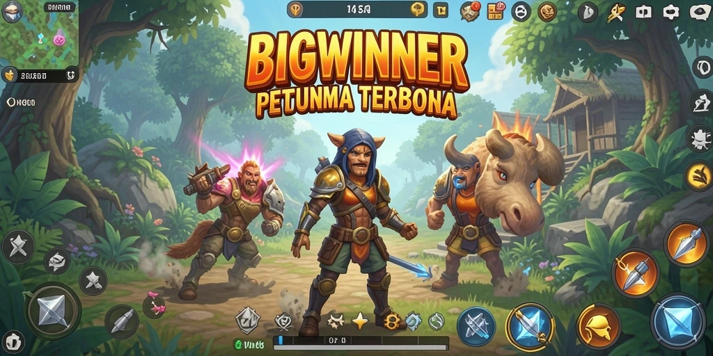 Tampilan gameplay <strong>BIGWINNER</strong> yang memukau dan penuh aksi petualangan.