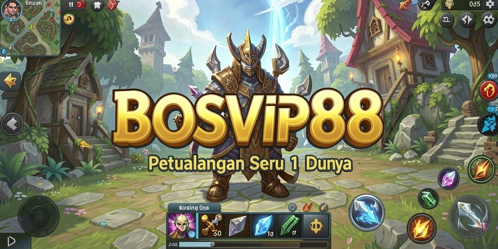 Screenshot gameplay RPG BOSVIP88 dengan karakter dan lingkungan yang menakjubkan.