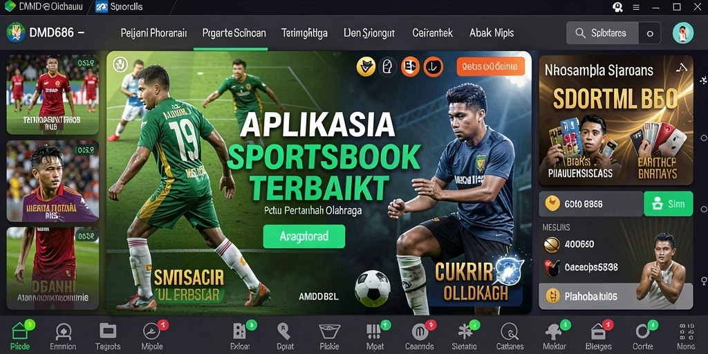 Tampilan gameplay Sportsbook yang menarik di DMD686.