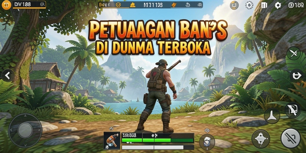Tampilan gameplay mengesankan di dunia terbuka DV188.