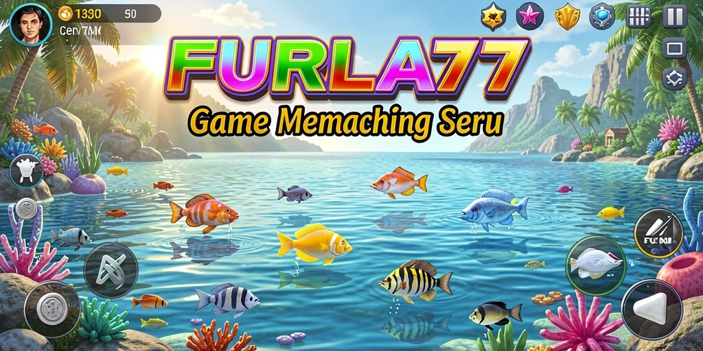 Tampilan gameplay FURLA77 dalam aksi memancing yang seru.