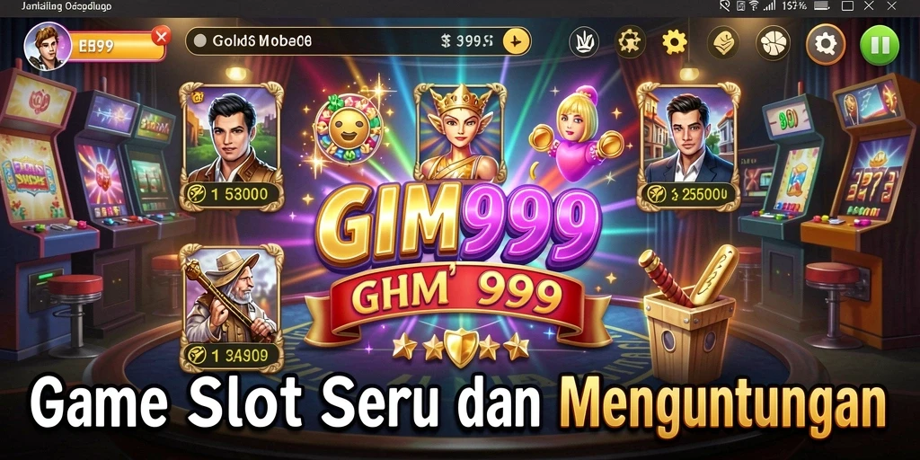 Tampilan gameplay GIM999 yang seru dan mengasyikkan.