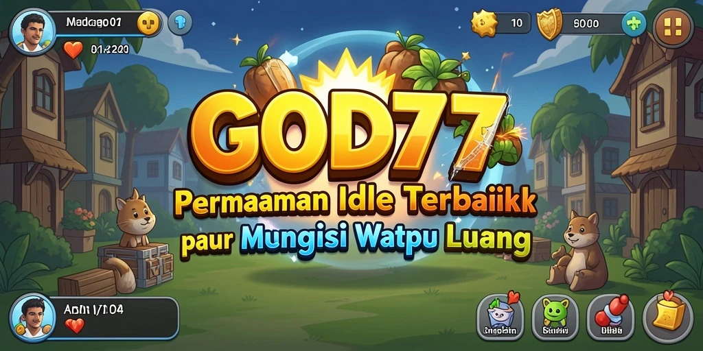 Screenshot GOD77 menampilkan gameplay santai dengan grafis yang memukau.