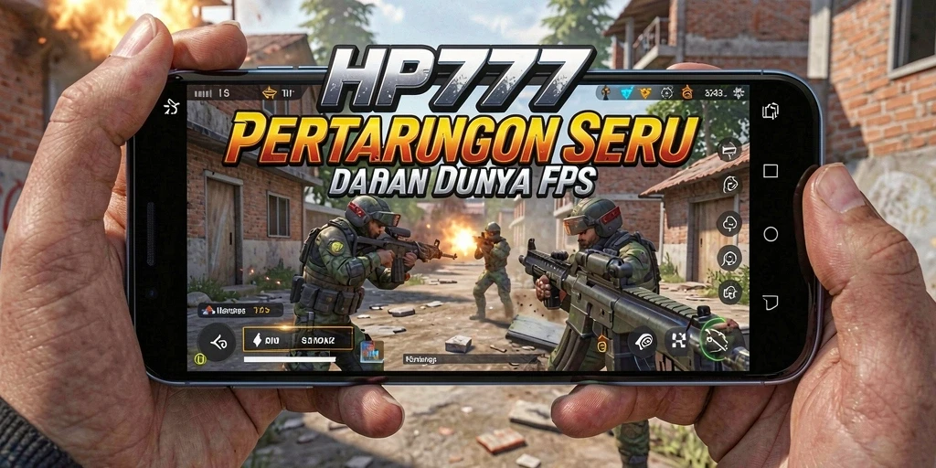 Tangkapan layar menampilkan pertempuran intens dalam HP777.