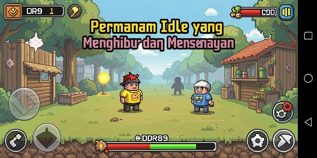Tampilan gameplay IDR89 yang menghadirkan pengalaman Idle yang menyenangkan.
