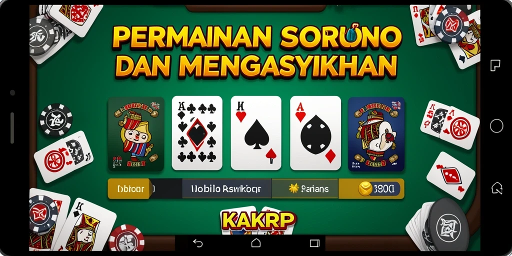 Tampilan menarik dari gameplay Domino KAKRP yang seru.