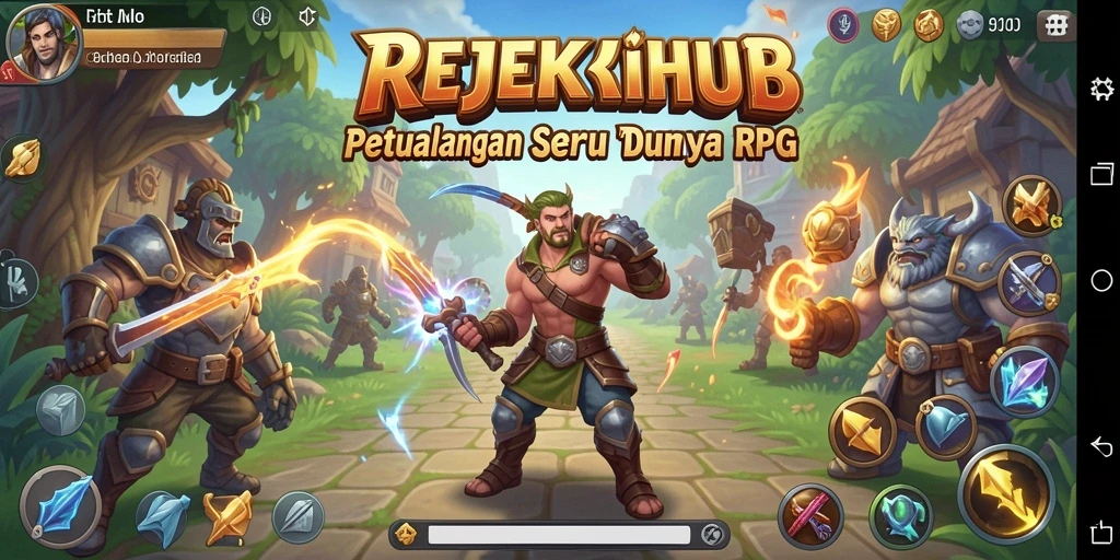 Tampilan gameplay menarik dalam REJEKIHUB yang memukau.
