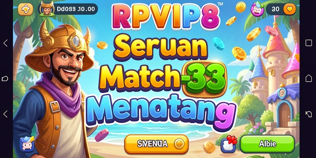 Tampilan gameplay RPVIP8 yang menakjubkan dan penuh warna.