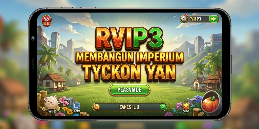 Tampilan gameplay RVIP3 yang menampilkan pengelolaan bisnis Tycoon.
