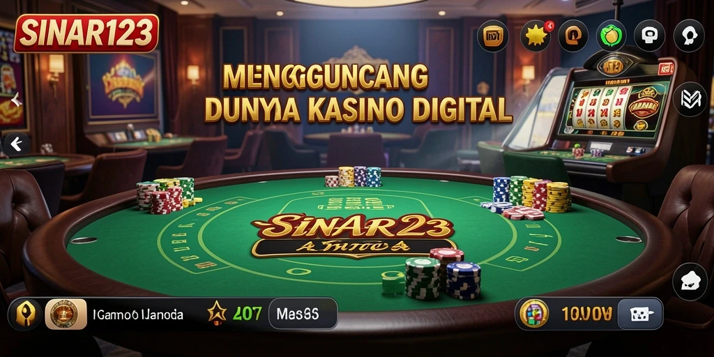 Tampilan permainan Kasino yang menarik di SINAR123.