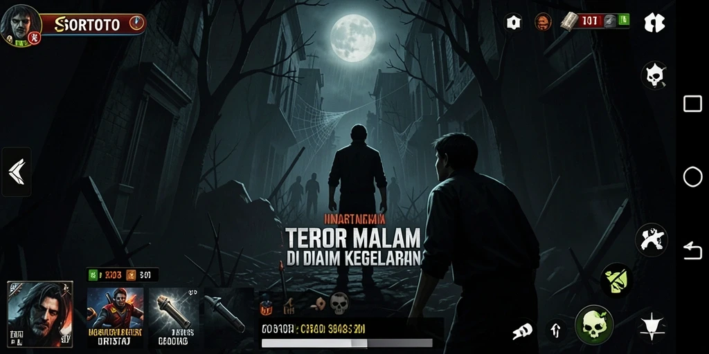 Gameplay menegangkan SORTOTO dengan suasana Horror yang menghantui.