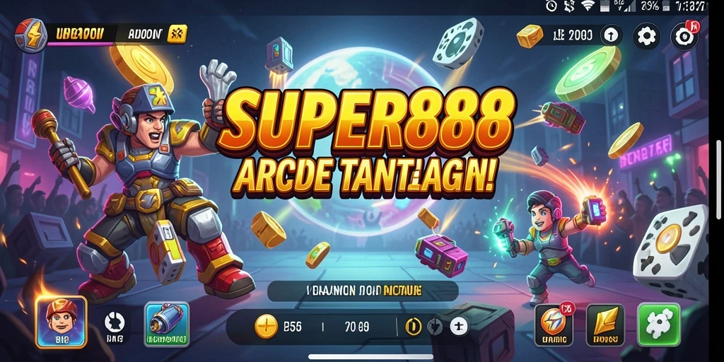 Tangkapan layar gameplay SUPER88 menampilkan aksi seru dan tantangan yang harus dihadapi.