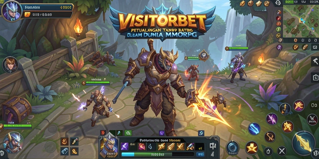 Tampilan menakjubkan dari gameplay MMORPG VISITORBET yang mengasyikkan.