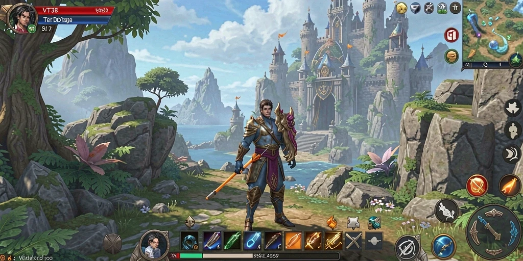 Tampilan menarik dari gameplay MMORPG VT38 yang penuh petualangan.
