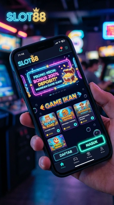 Tampilan antarmuka aplikasi slot88 yang user-friendly.